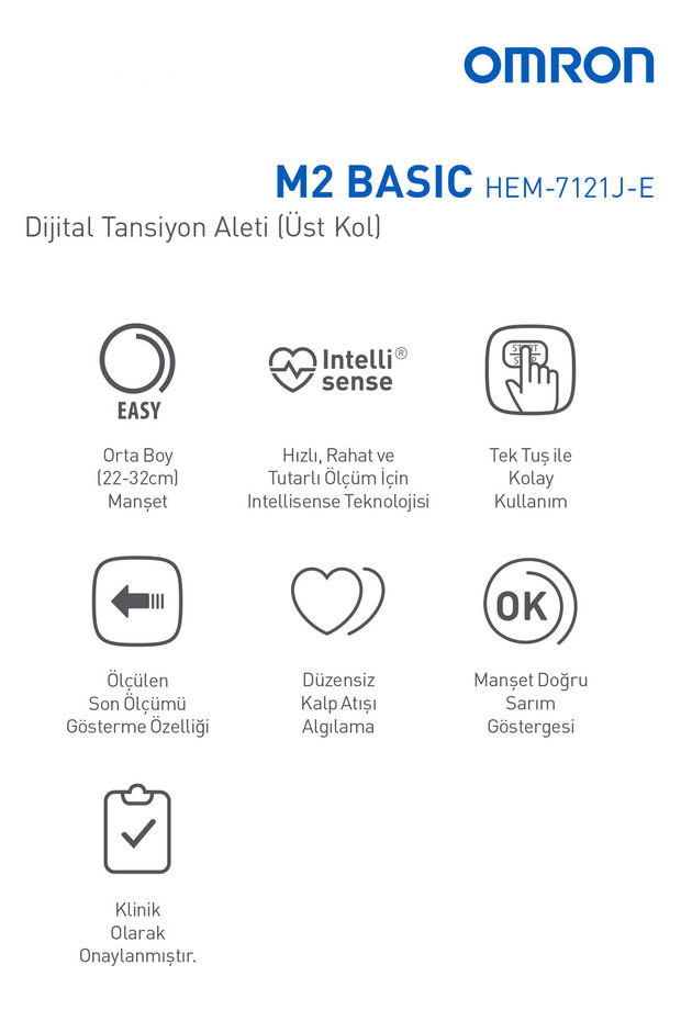 M2 Basic Hem-7121j-e (c) Koldan Ölçer Tansiyon Aleti M2 Basic Hem-7121j-e - 3