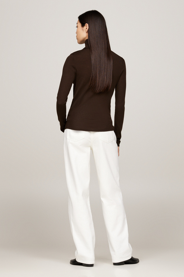 Merino Roll-NK hosszú ujjú pulóver - 8