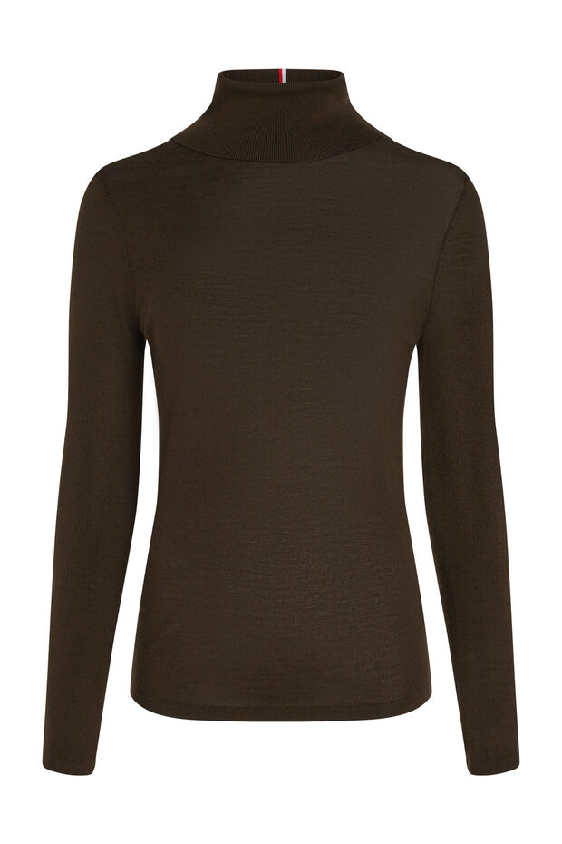 Merino Roll-NK hosszú ujjú pulóver - 6