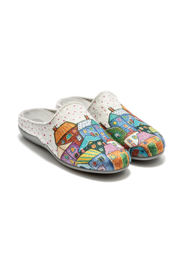 Gray Casa Women's House Slippers - Size 36/41