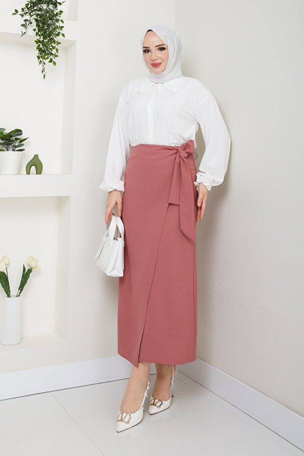 BEJ BAĞLAMALI ETEK - 2