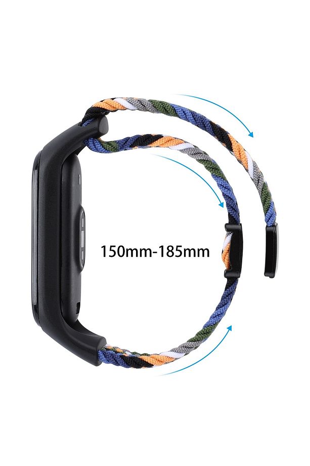 Xiaomi Mi Band 8 9 10 Uyumlu Manyetik Mıknatıslı Band Örgü Kordon Kayış - 5