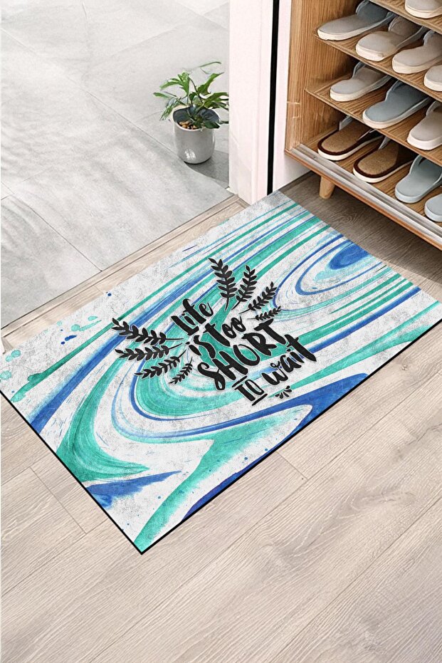 Door Mat - Modern and Stylish Door Mat |   For Home, Office, and Outdoor Use (Wave