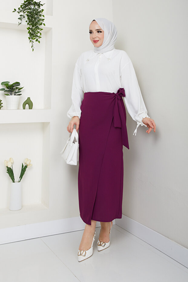 BEJ BAĞLAMALI ETEK - 1