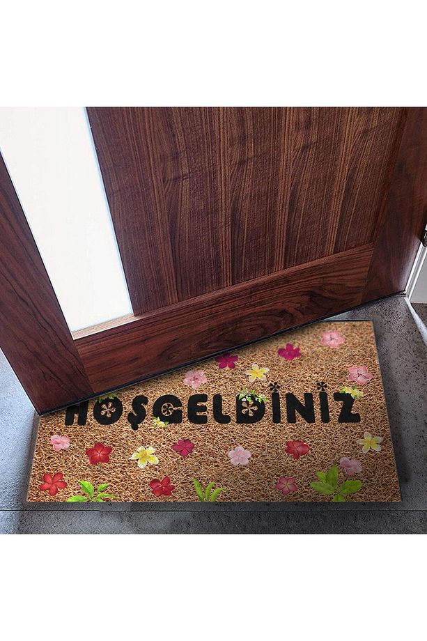 Kapı Önü Paspası - Modern ve Şık Kapı Paspası | Ev, Ofis ve Dış Mekân Kullanımı İçin (Hoşge - 6