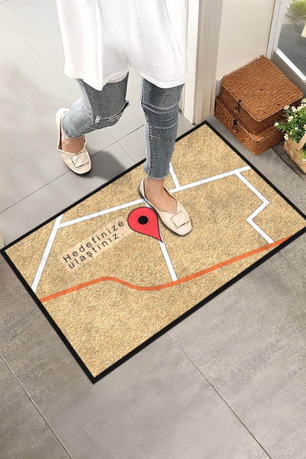 Door Front Mat - Modern and Stylish Door Mat | For Home, Office and Outdoor Use (Home Lo