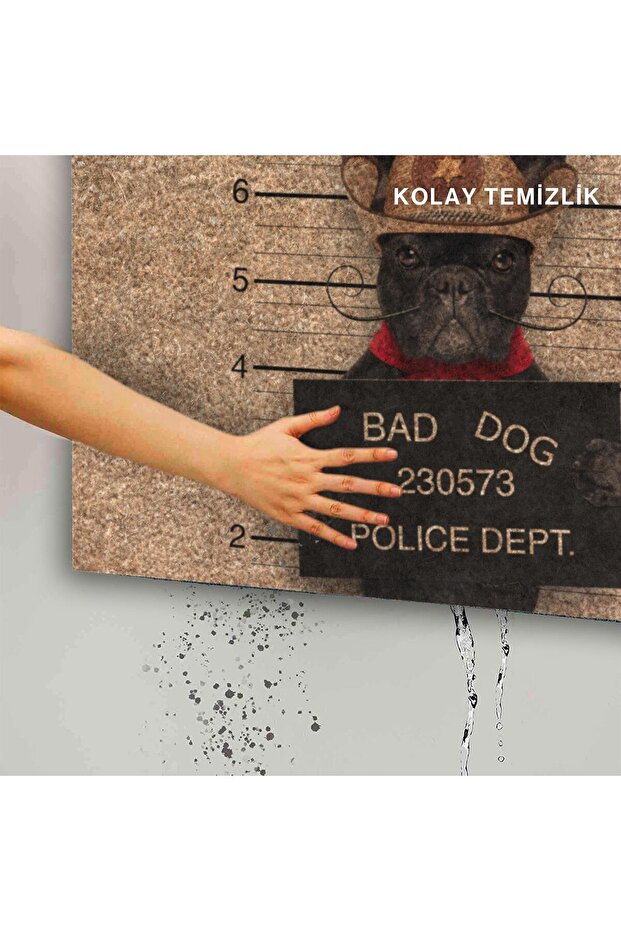 Kapı Önü Paspası - Modern Ve Şık Kapı Paspası (BAD DOG) - 5