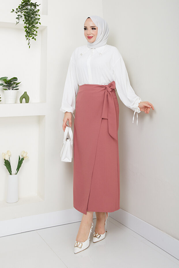 BEJ BAĞLAMALI ETEK - 1