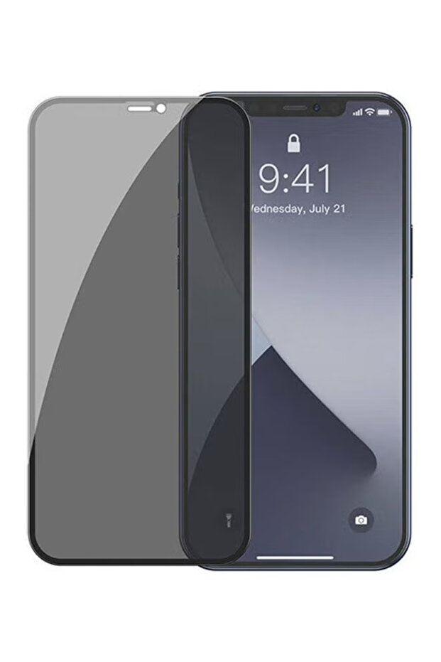 زجاج مقوى منحني يغطي الشاشة بالكامل لهاتف Apple iPhone 12 Pro Max