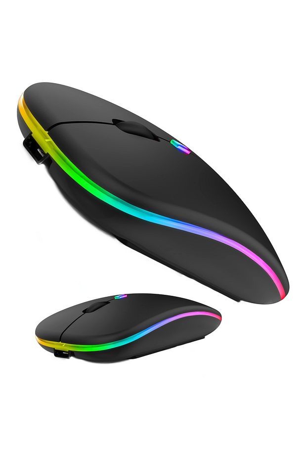 SR-M1 Wireless Şarjlı Kablosuz Mouse Bluetooth TYPE-C 500mAh Led Light 800/1200/1600dpi - 3