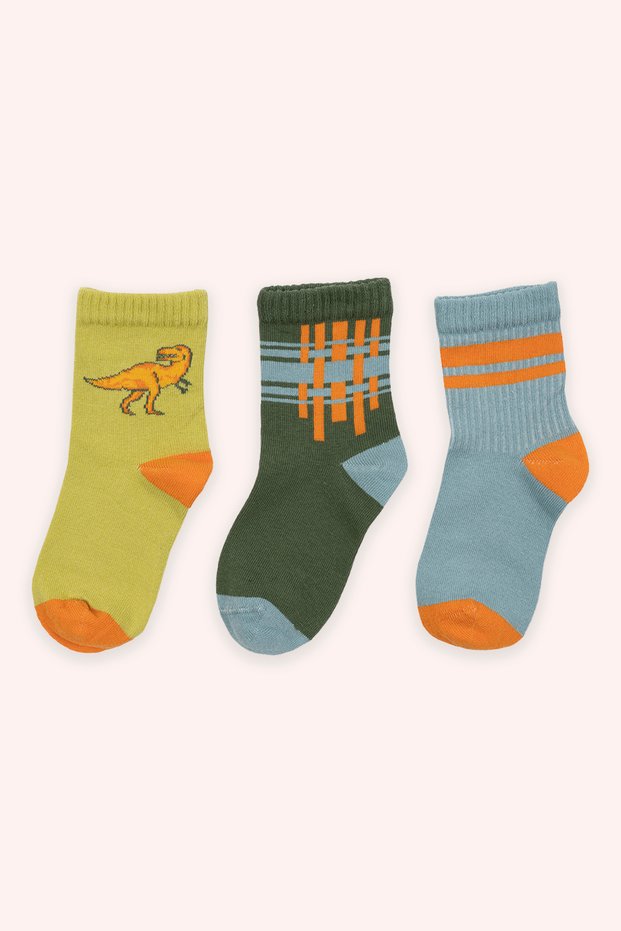 Boy's 3-Piece Multi Socks