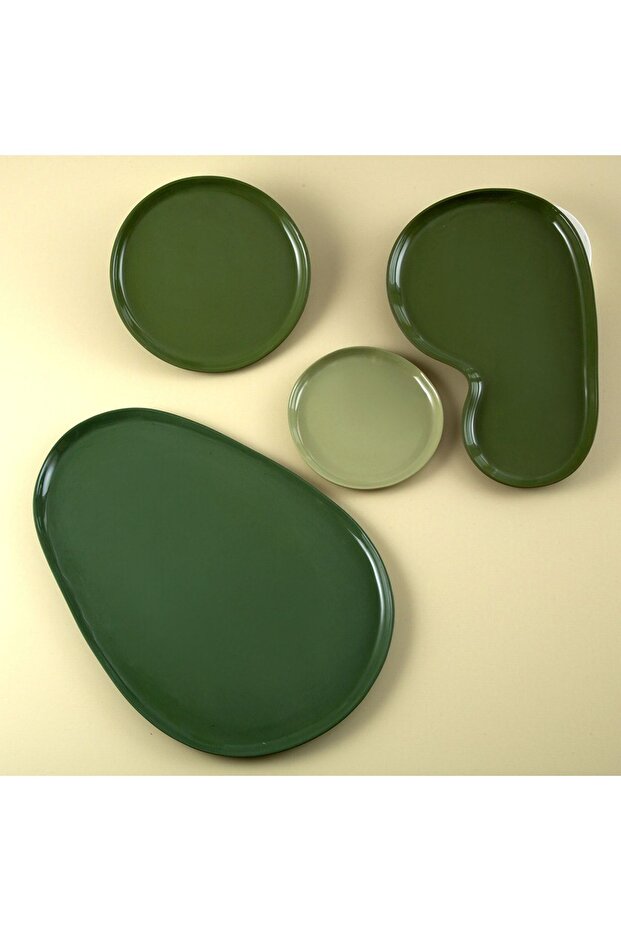 Golf Line Yeşil Servis Tabak S - 5