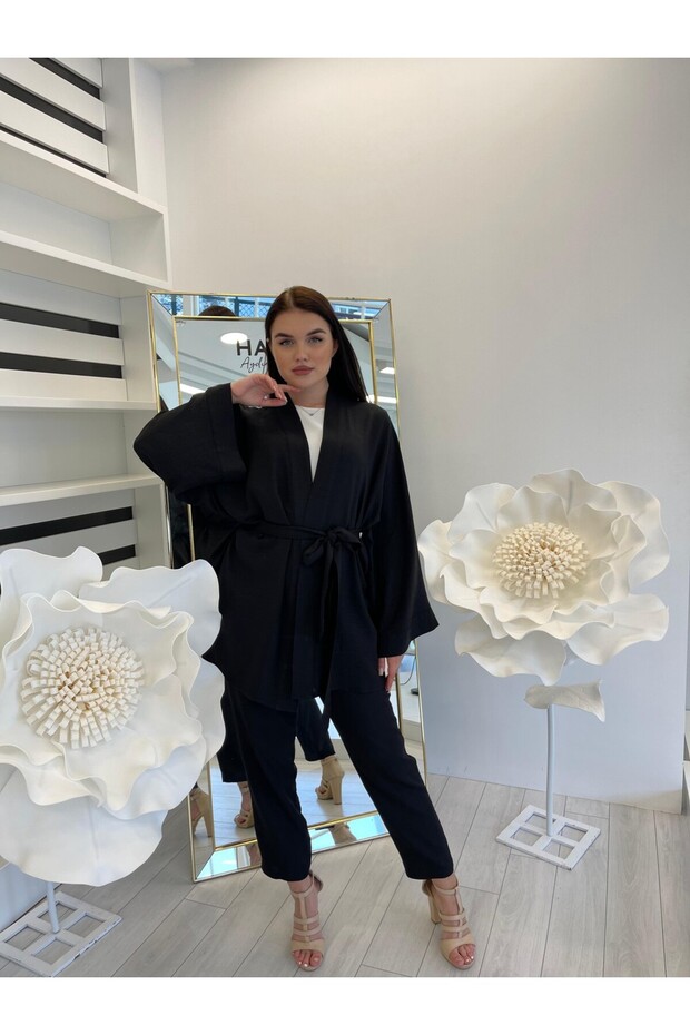 3016 طقم كتان - 1