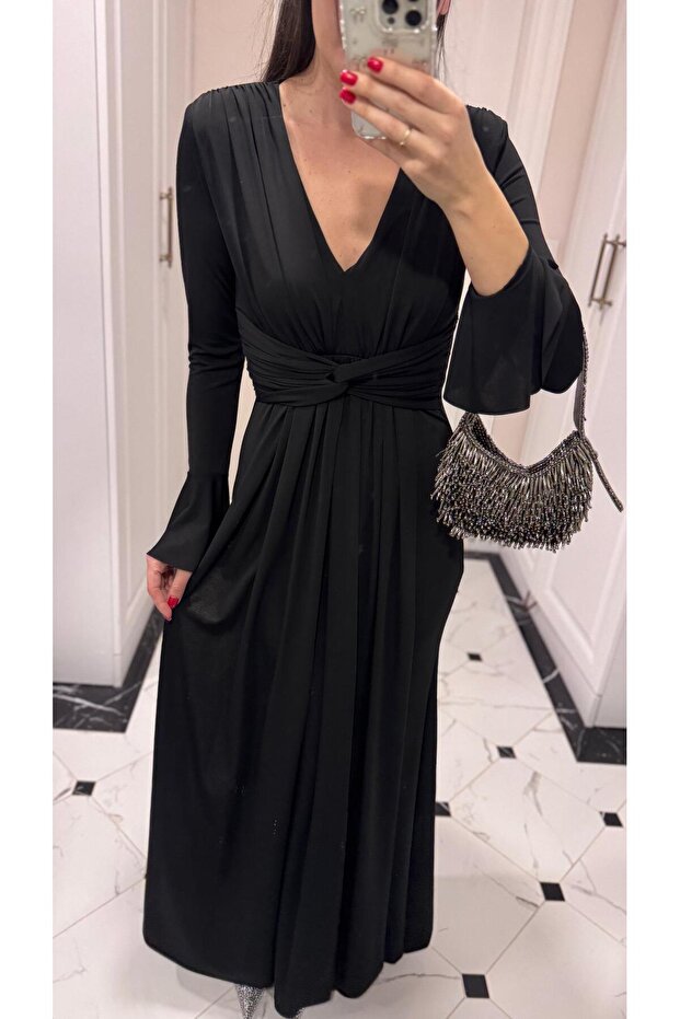 Lori Siyah Elbise - 4