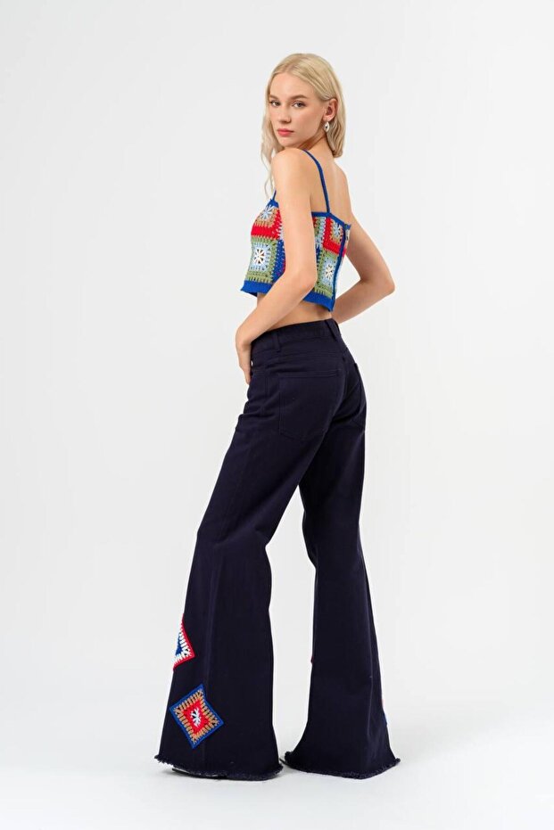 Kroşeta Örgü Bluz - 4