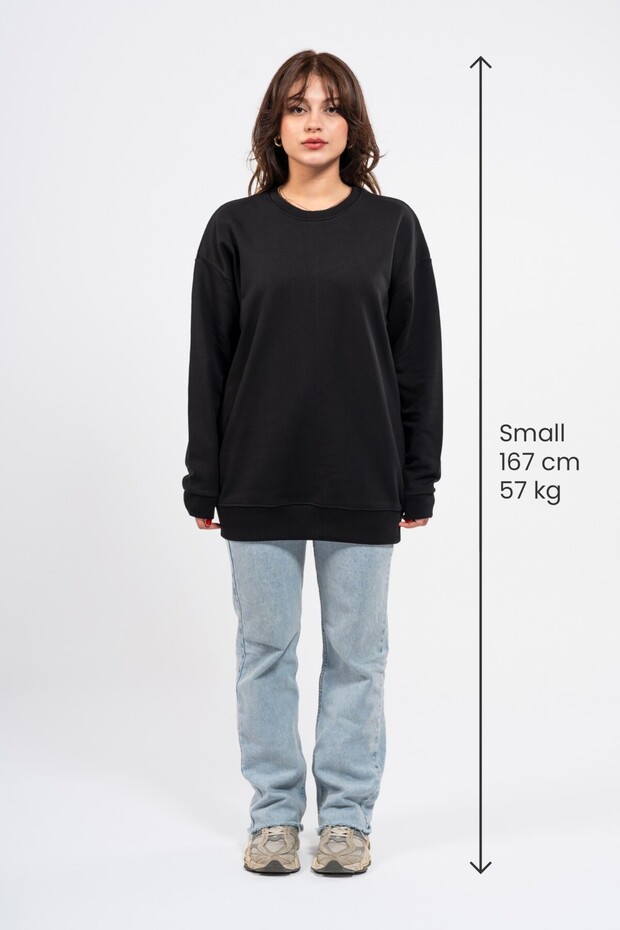 Oversize Basic Sweatshirt - 2