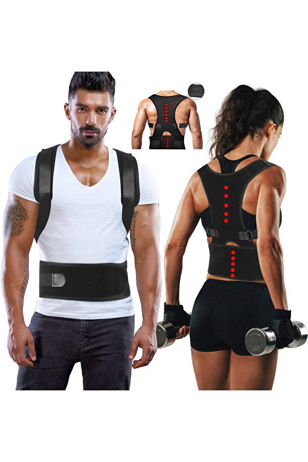 Magnetic Upright Posture Corset Back Shoulder Humpback Women Men Stand Apparatus Corset to Stand Kyphosis