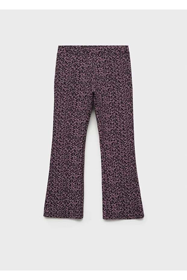 Patterned Flared Leggings - 2