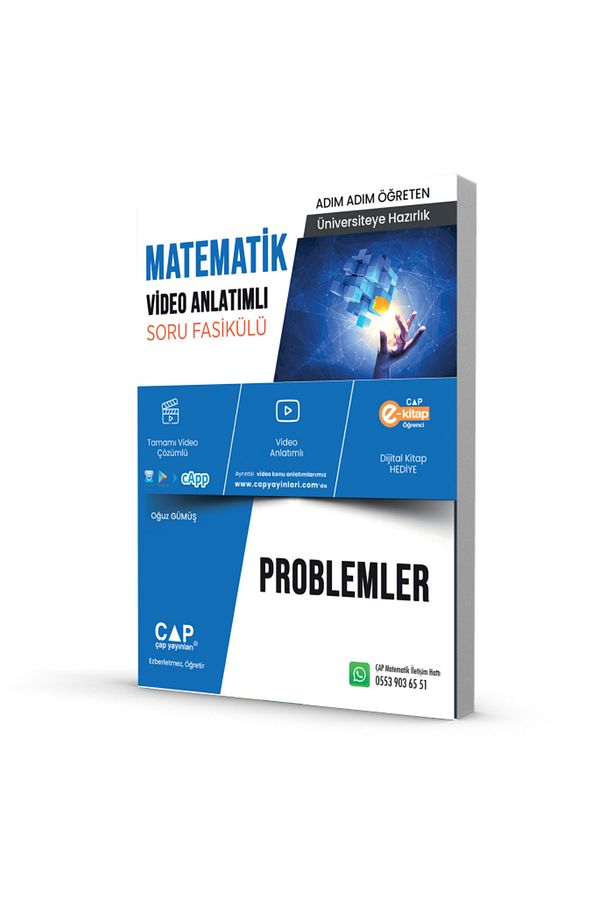 Çap Matematik Problemler Video Anlatımlı Soru Fasikül - 3