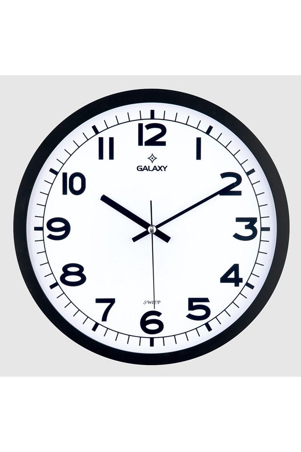 Nurtakı Klasik Analog Siyah Sessiz Çalışan Duvar saati - 1