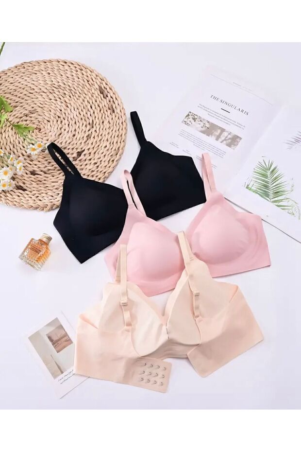 Laser Cut Seamless Soft Bra - 5