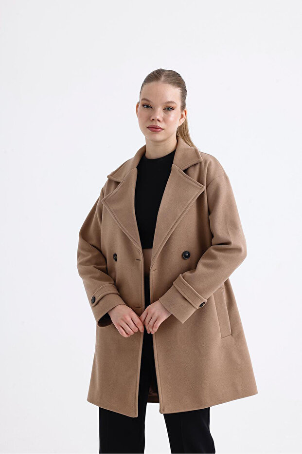 Kruvaze Kaşe Kaban - 3