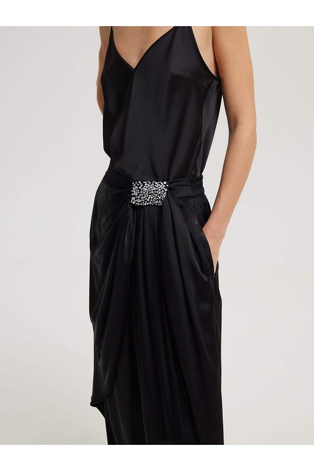 Şalvar Model Siyah Pantolon - 5