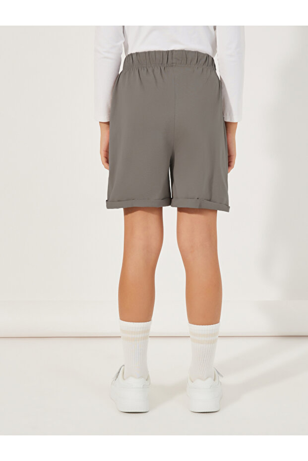 Basic Shorts with Turn-Up Hem - 4
