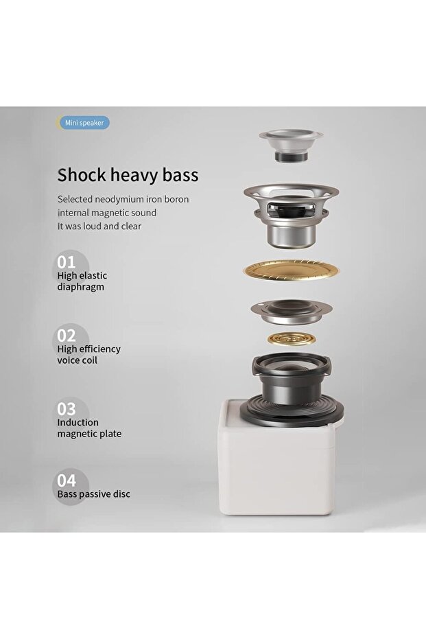 1 Pair Computer Speakers,USB Plug-n-Play Computer Speakers with LED Light,for PC Monitor Tablets - 5