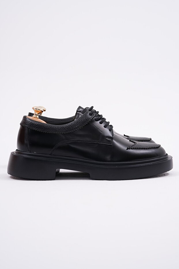 Joyce Model Natural Open Leather Casual Shoes