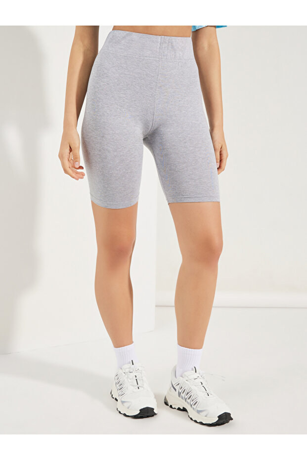 Solid Basic Cycling Shorts - 2