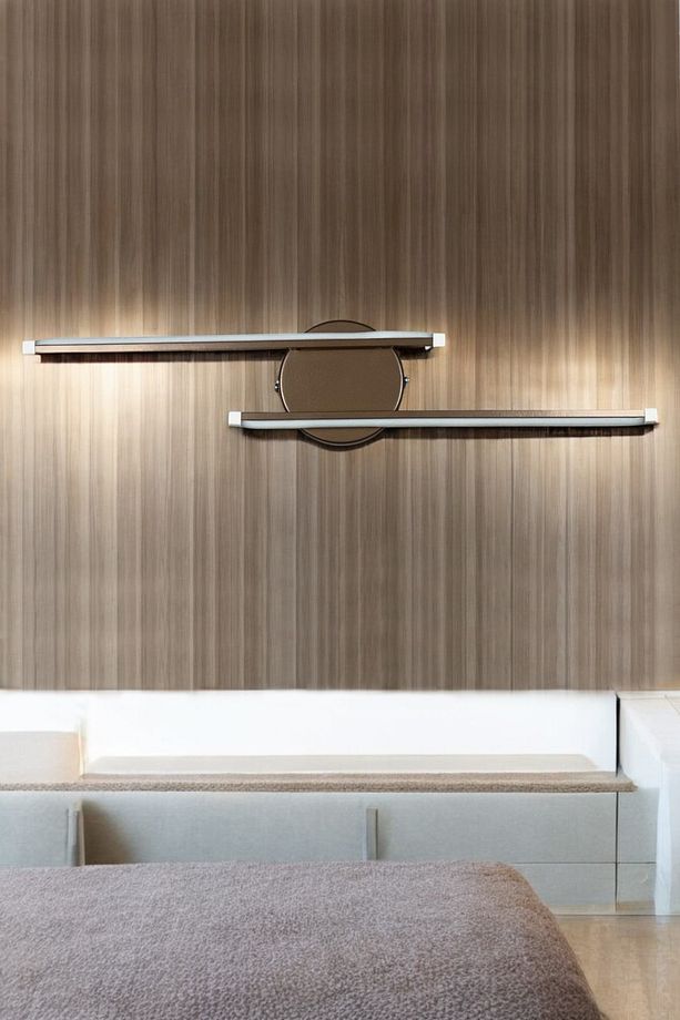 Sare Aplik Modern Tasarım Kahverengi Gün Işığı Ledli Banyo - Mutfak - Salon Led Duvar Aplik - 1