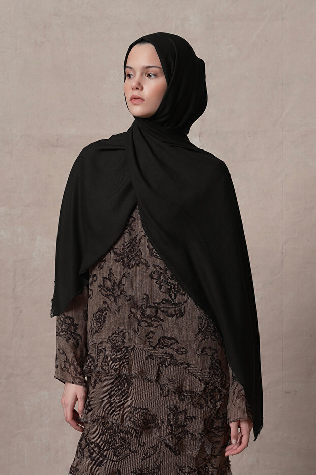 شال مودال أسود - 4