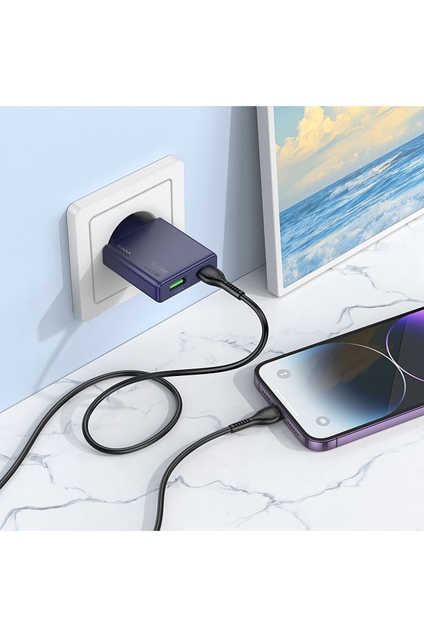 N45 Pd30w + Qc3.0 Usb-c + Usb-a Hızlı Şarj Adaptörü - 6