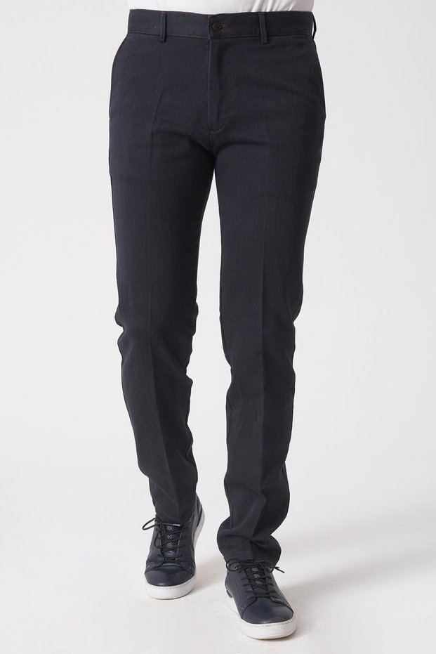 Whitw Stone Brasília P1032 Cosmos Cotton Slim Fit Pants Black