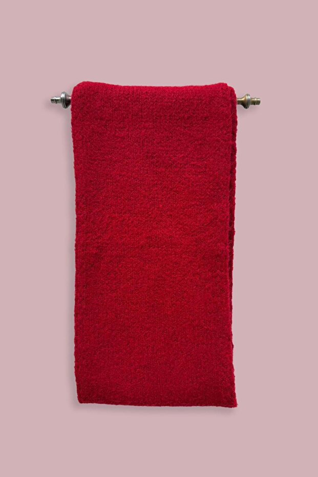 Basic Orta Boy Atkı Kırmızı - 1