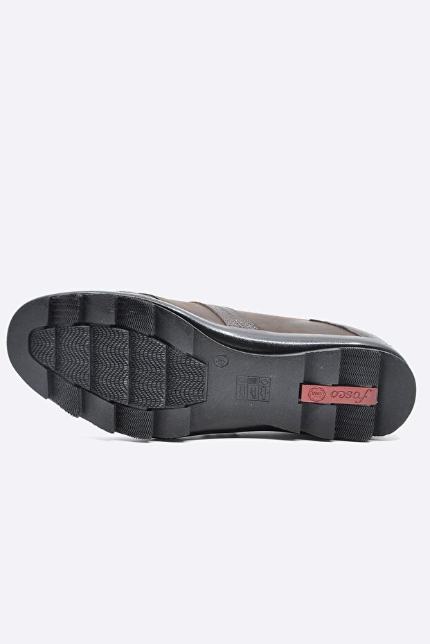 3530 Erkek Hakiki Deri Spor Sıcak Astar Ayakkabı - 5