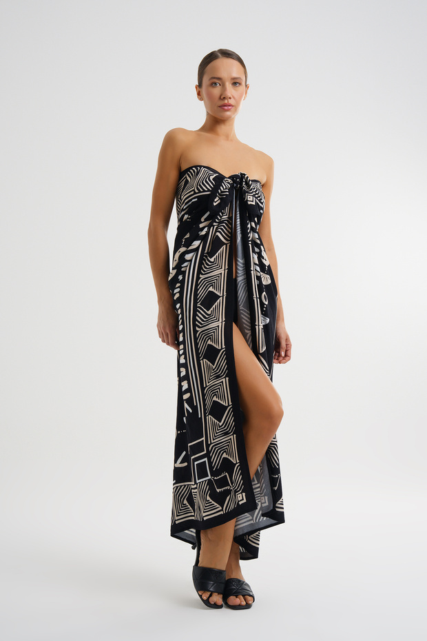 Boho Bell Black Pareo - 3