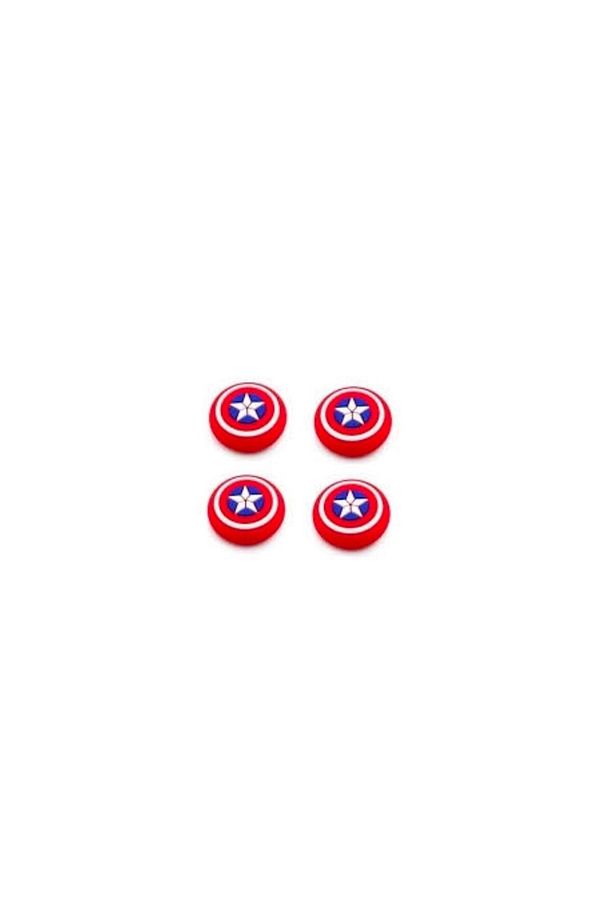 Captain America Analog Koruyucu N/oled/lite/x/s/one Uyumlu 4 Adet - 5