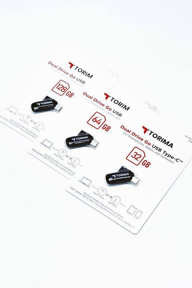 Siyah 32GB Çift Sürücülü USB-TYPE-C OTG - 3