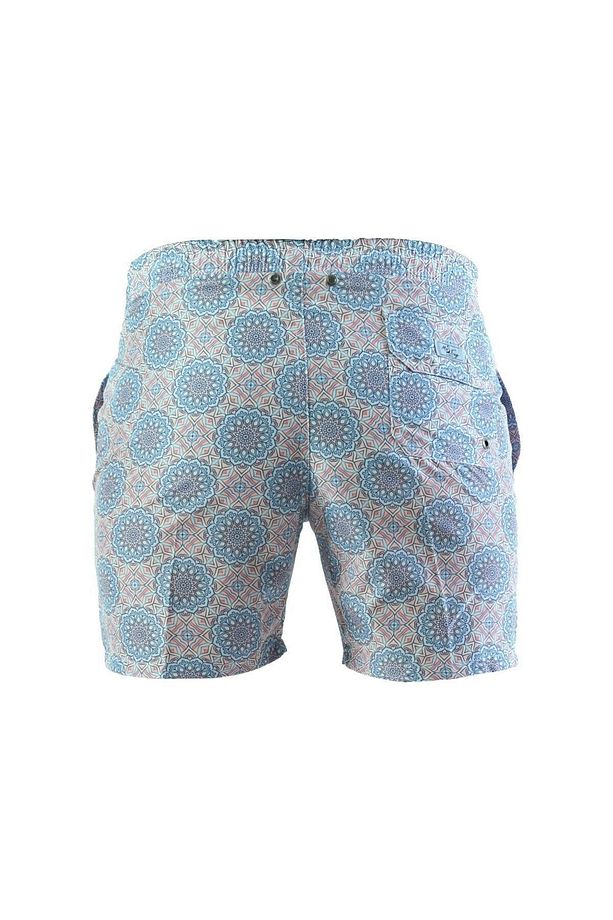 Motif Desenli Premium Erkek Şort Mayo - 3