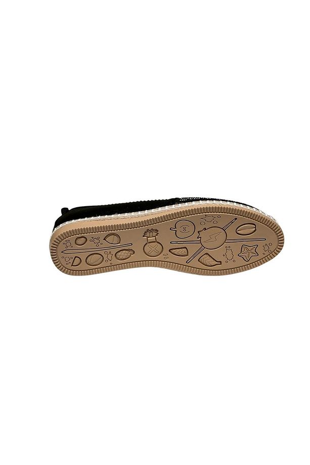 Kadın Hasır Taşlı  Detaylı Espadril Model - 5