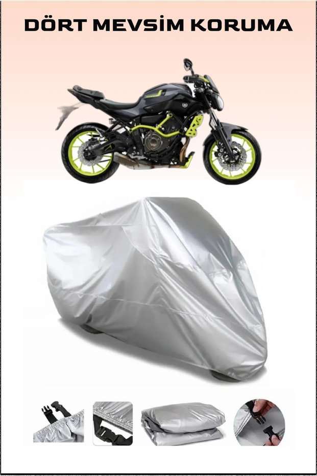 غطاء محرك دراجة نارية متوافق مع نظام ABS من ياماها MT-07.