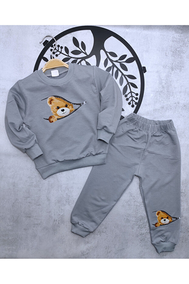 Seasonal Teddy Bear Cotton Combed Baby Set