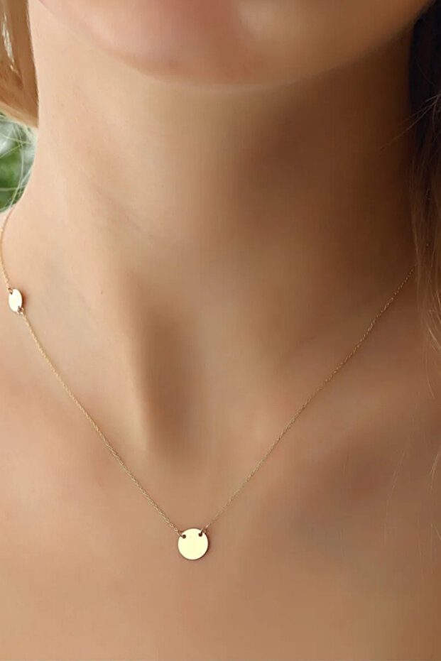 Altın Plaka Kolye - 1