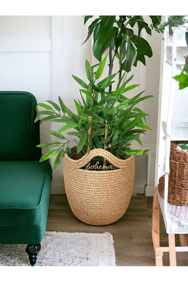 25*25 cm Straw Jute Basket