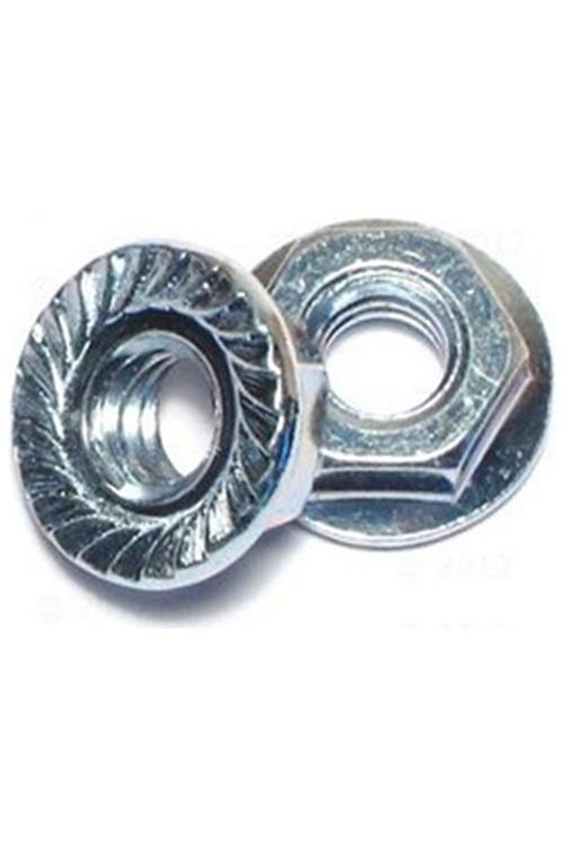 Flanşlı Somun Metrik 8mm 20 Adet Pullu Somun - 2