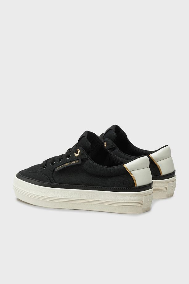 Pamuklu Platform Taban Sneaker Ayakkabı AYAKKABI FW0FW08323 BDS - 3