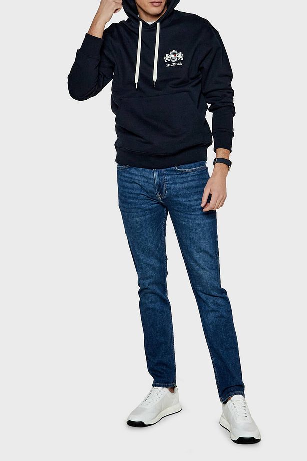 % 100 Pamuk Regular Fit Kapüşonlu Sweat Erkek SWEAT MW0MW37462 DW5 - 3
