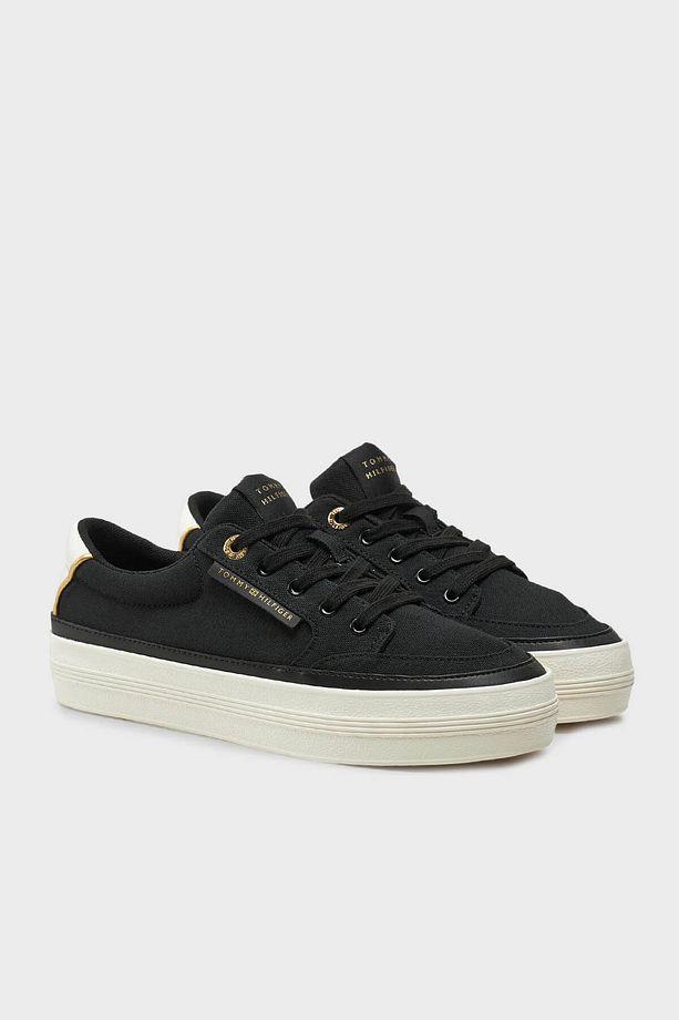 Pamuklu Platform Taban Sneaker Ayakkabı AYAKKABI FW0FW08323 BDS - 2